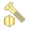 Newport Fasteners Grade 5, 3/4"-10 Hex Head Cap Screw, Zinc Yellow Steel, 1 in L, 25 PK 465744-25 - alternate 1